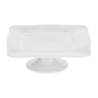 Florentina Square Cake Plate With Foot