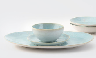 Eivissa Salad/Dessert Plate sea blue 22 cm