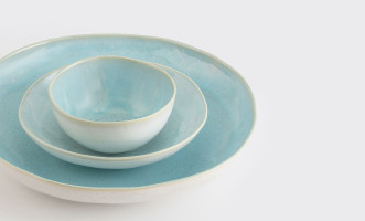 Eivissa Pasta/Serving Bowl sea blue 37 cm