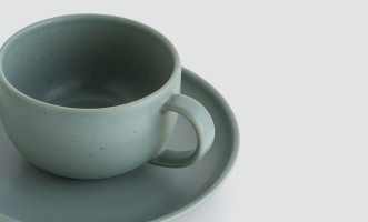 Pacifica Tea Cup and Saucer artichoke 220 ml