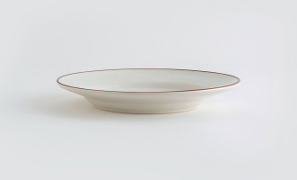 Salad/Dessert Plate Beja White-Red 22,6 cm