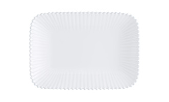 Pearl Rectangular Platter cloud white 30 cm