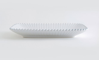 Pearl Rectangular Platter cloud white 30 cm