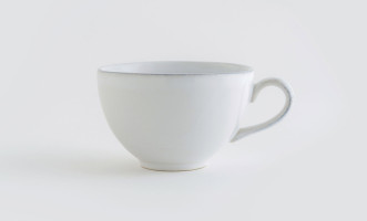 Pearl Tea Cup and Saucer cloud white 250 ml