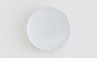 Pearl Tea Cup and Saucer cloud white 250 ml