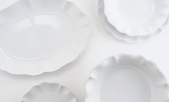 Rosa Salad-Dessert Plate cloud white 22,4 cm