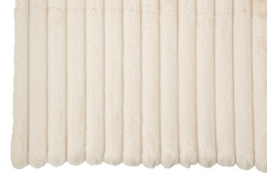 Corduroy Throw Polyes Cream