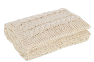 Twist Throw Poly Beige