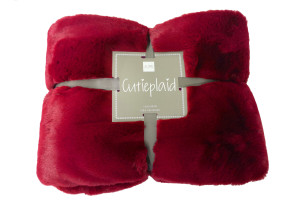 Cutie Throw Polyester XMas Red