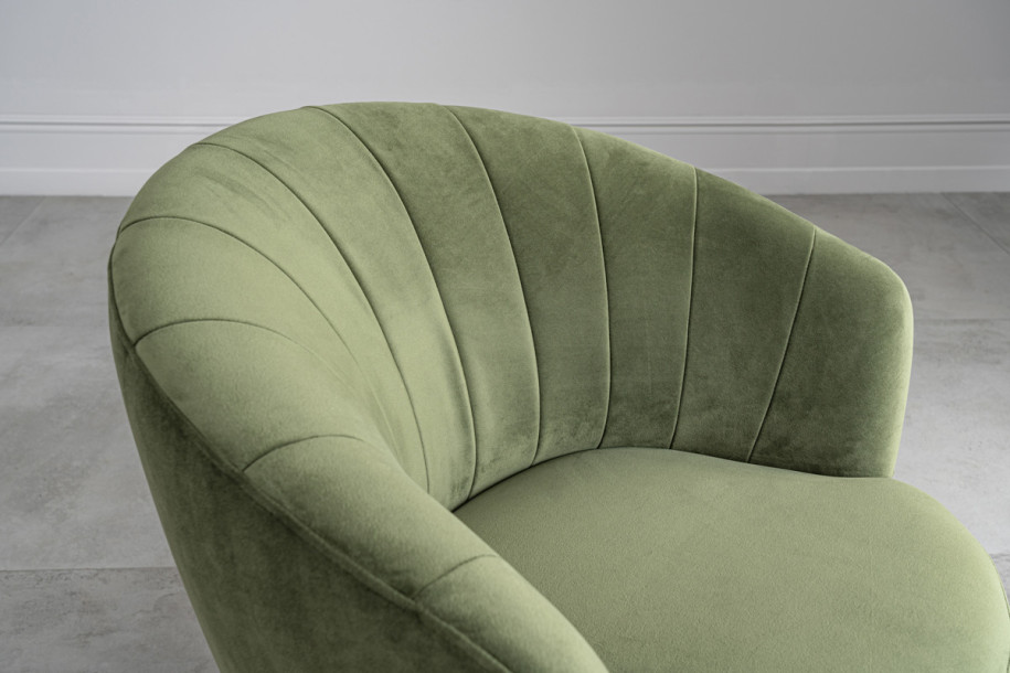 Chic Swivel Armchair Olive