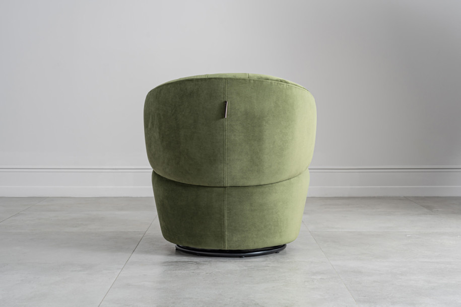 Chic Swivel Armchair Olive