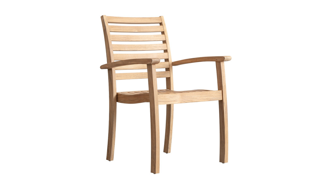 Corfu Stacking Teak Armchair 