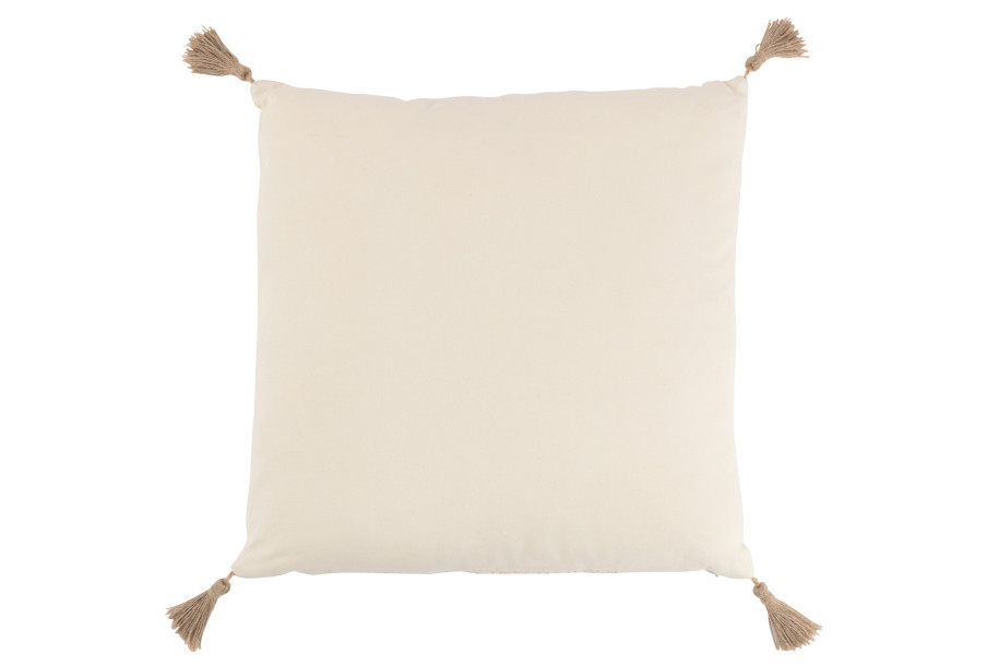 Woven Cushion Square Beige