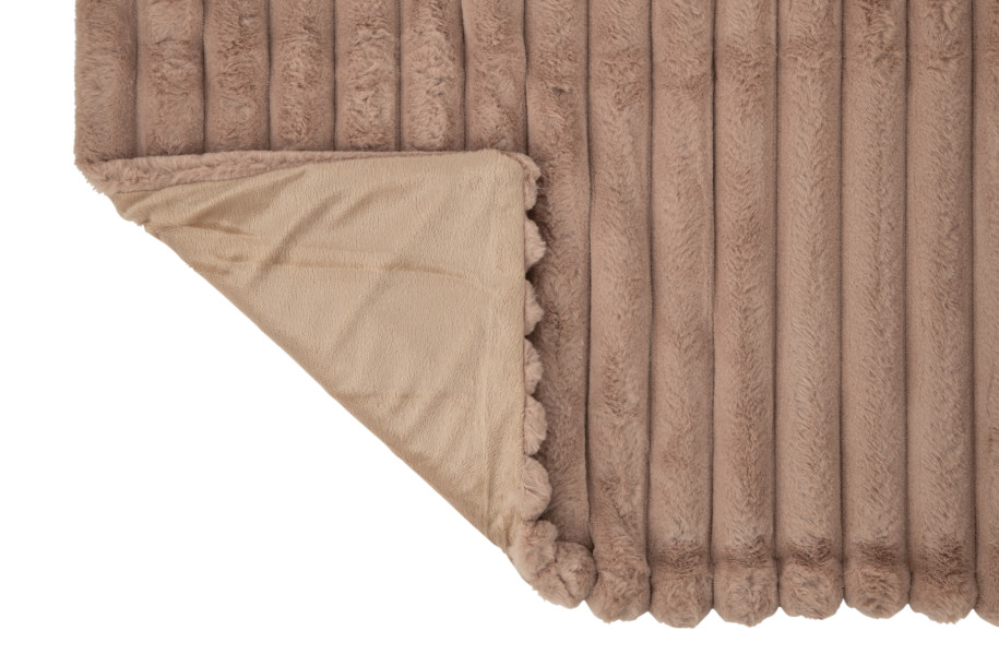 Corduroy Throw Caramel