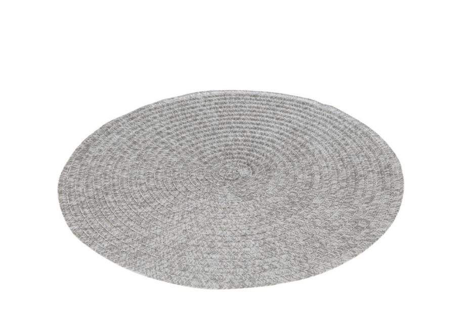 Placemat Braided  Grey
