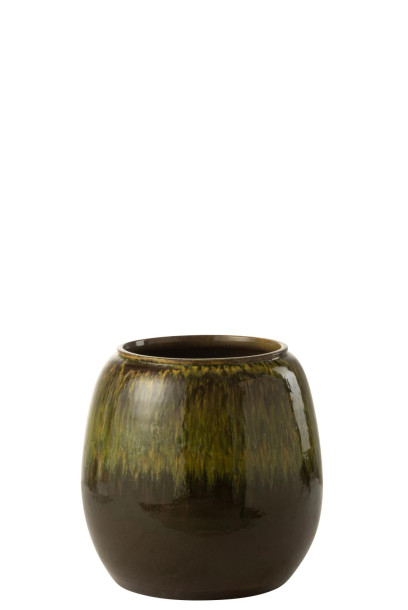 Olive Flower Pot Green