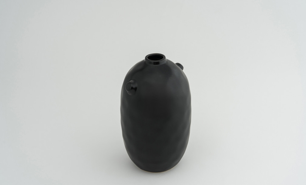 Black Organic Vase