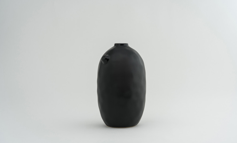 Black Organic Vase