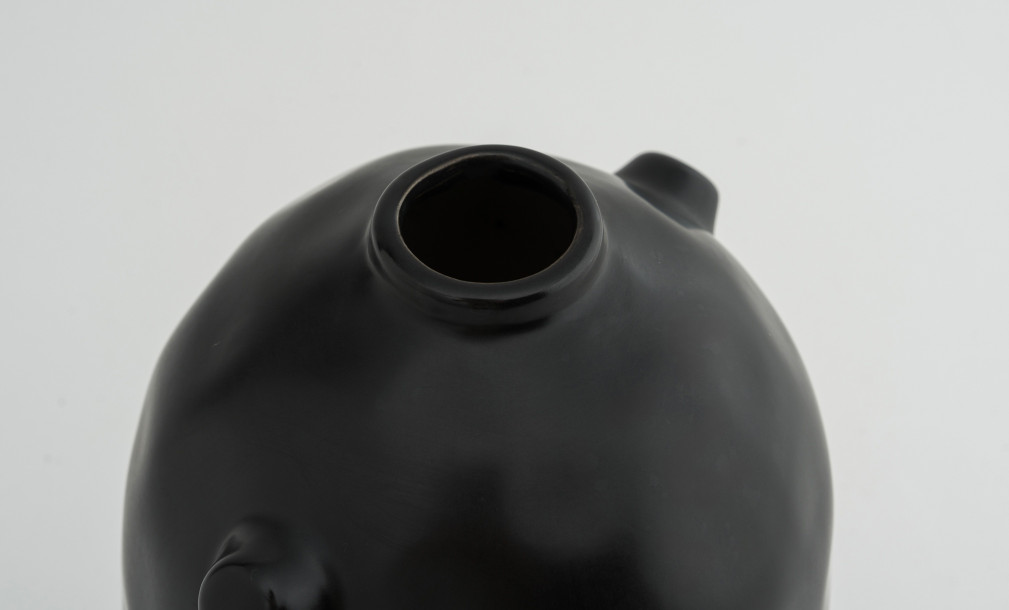 Black Organic Vase