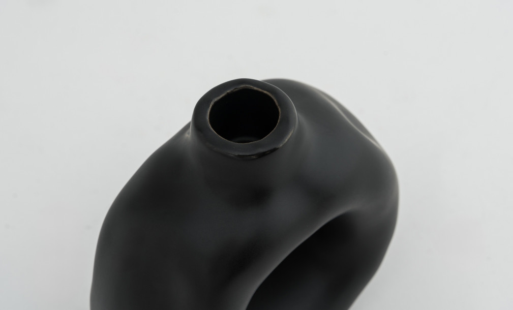 Black Donat Candleholder