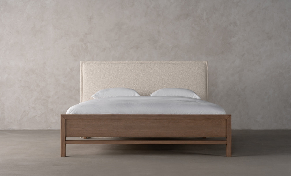 Rene Upholstered Headboard Bed 180x200 cm