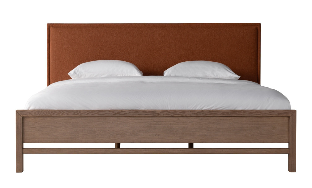 Rene Upholstered Headboard Bed 200x200 cm