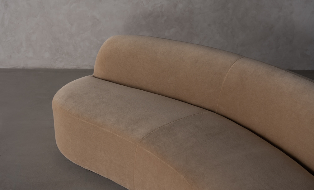 Stella Lounge Sofa camel color (lulu camel fabric) buy in Dubai