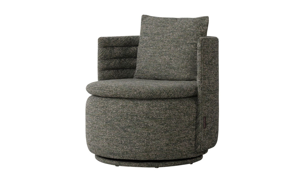 Cole Swivel Armchair (Boho Fabric)