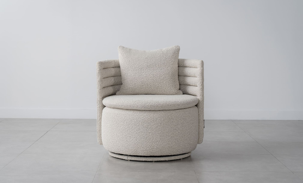 Cole Swivel Armchair (A3083 Fabric)