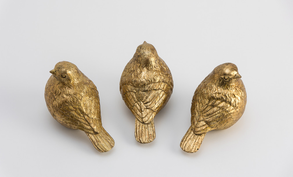 Birds Ornament, set of 3 pcs