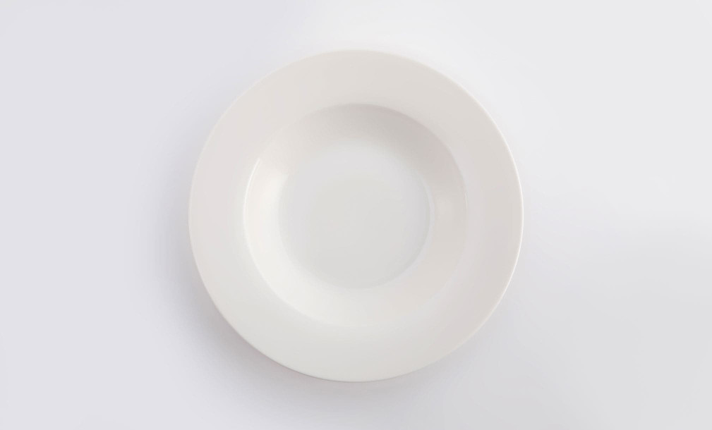 Flat 22 cm Rim Soup Plate
