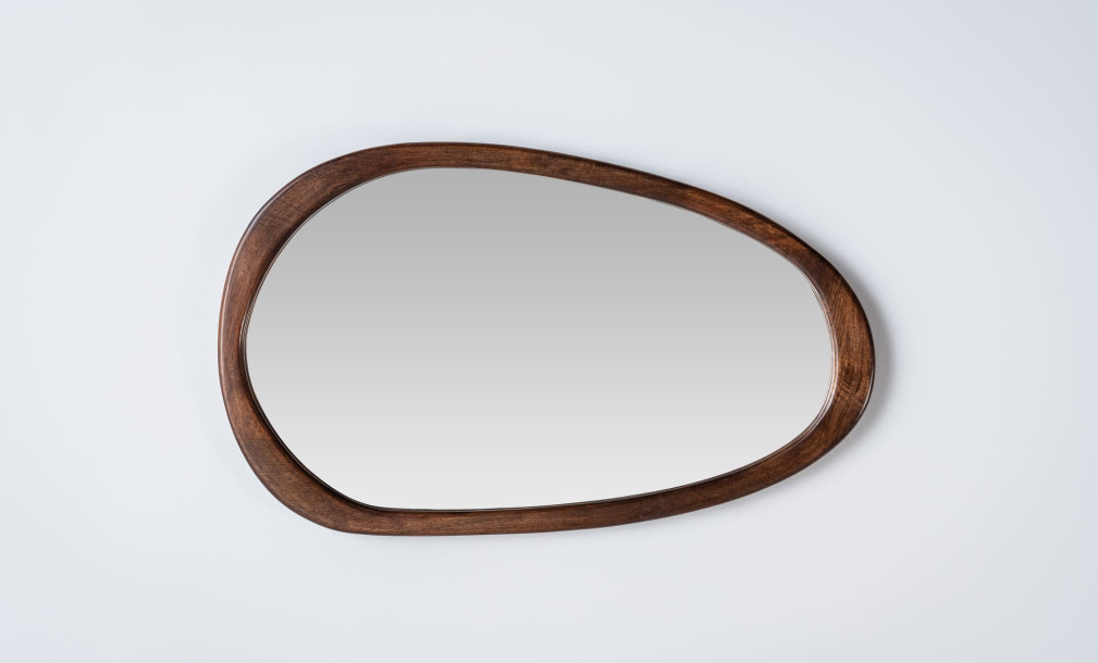 Mango Shape Irregular Mirror