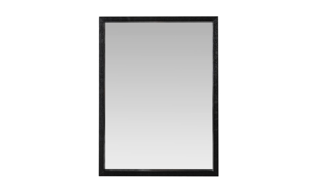 Mirror Rectangular Wood Black M