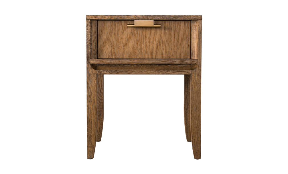 City Bedside Honey Oak color