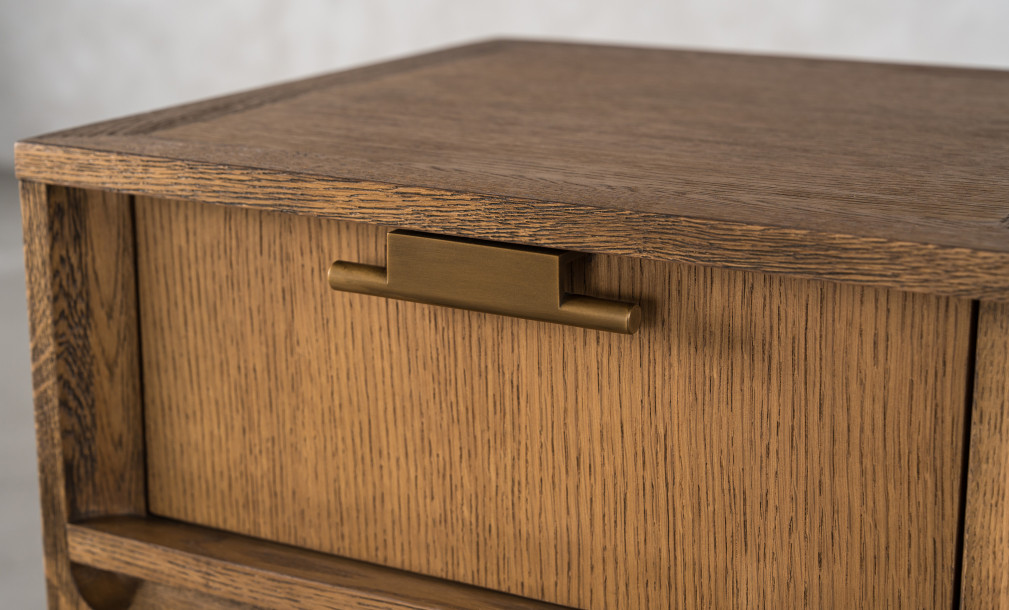 City Bedside Honey Oak color