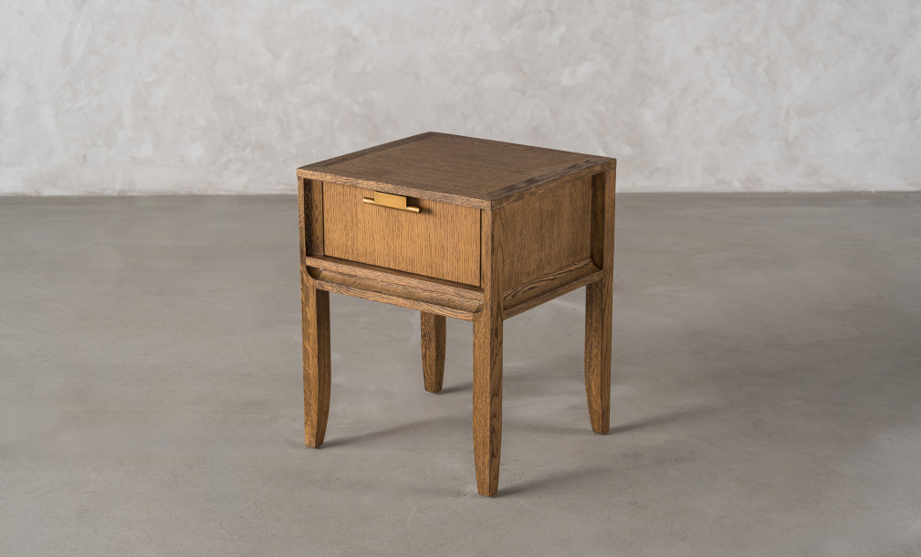 City Bedside Honey Oak color