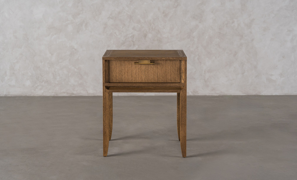 City Tall Bedside table Honey Oak