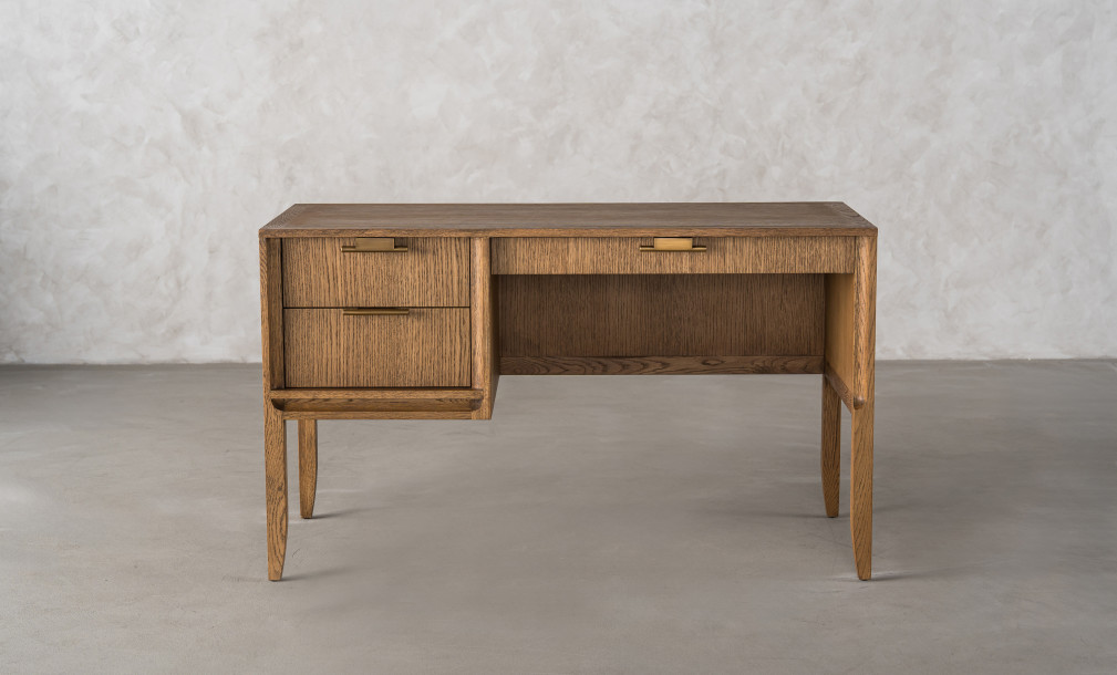 City Compact desk Honey Oak color