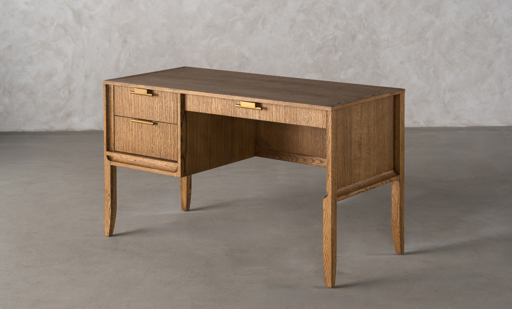 City Compact desk Honey Oak color