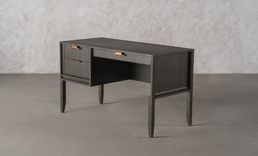 City Compact desk Grey Oak color