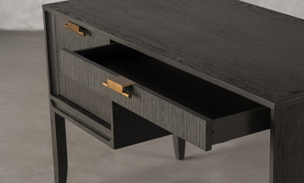 City Compact desk Grey Oak color