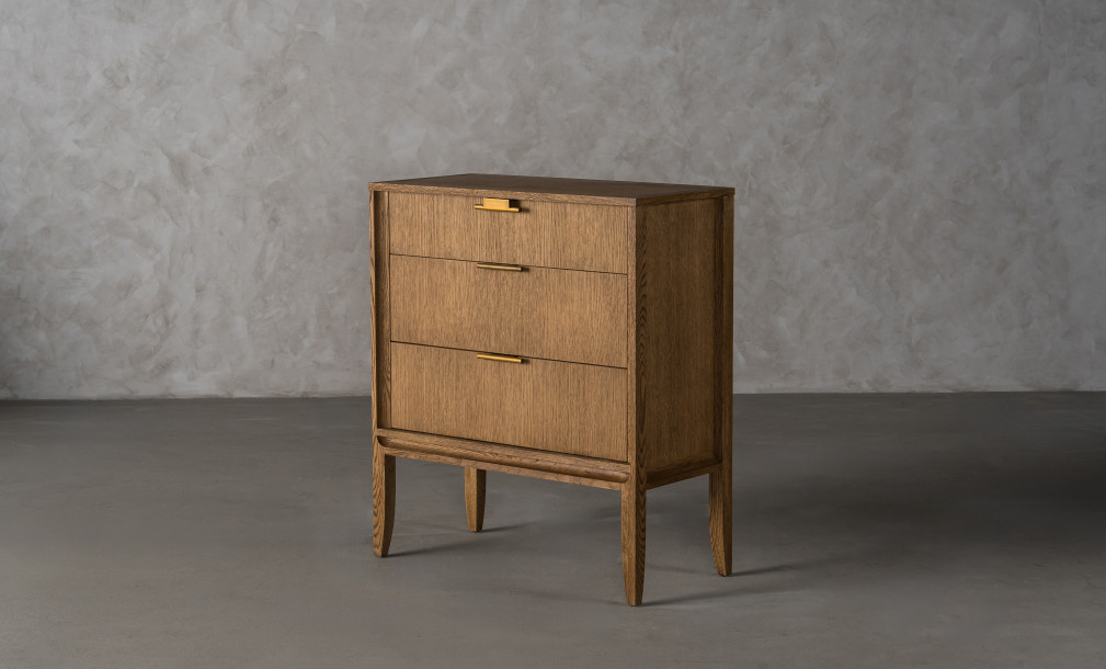 City Small Chest of Drawer Honey Oak color