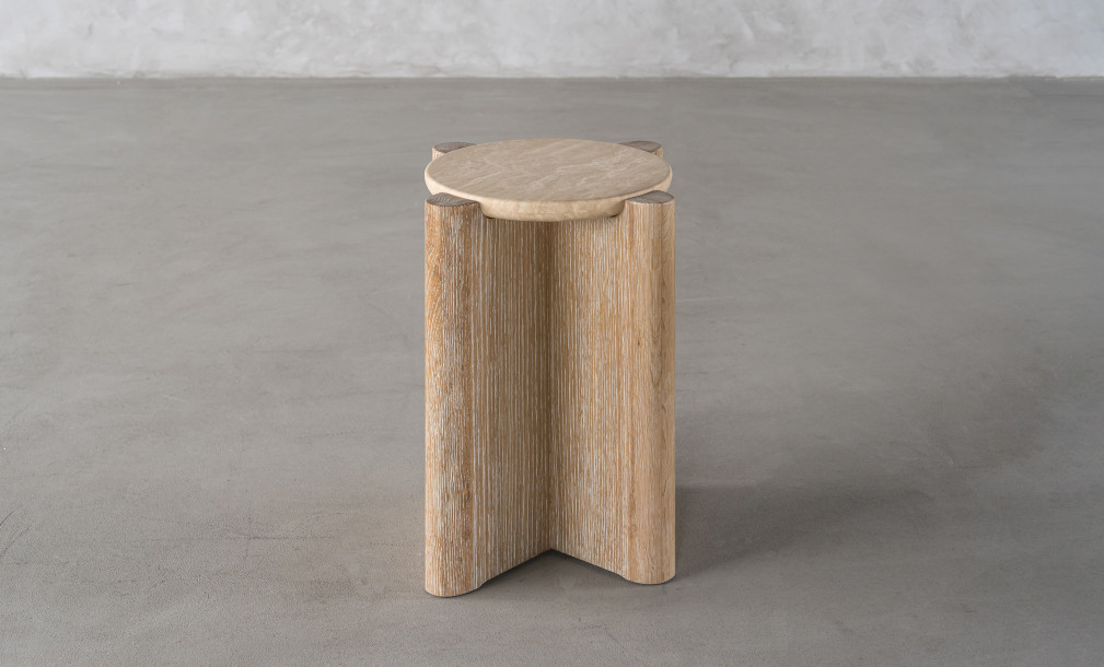 Pebble Side Table (Stone top)