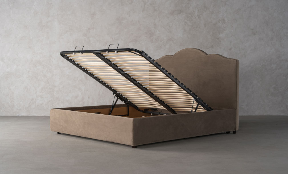 Sanderlight Bed 180*200 cm (Roy005 velvet mink)