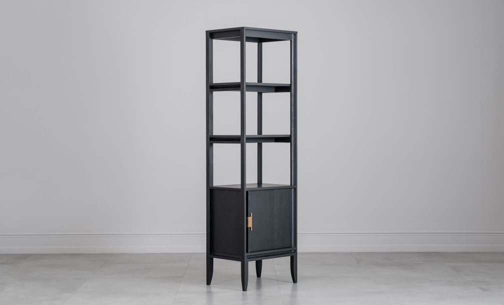 City Open Right-Facing Display Cabinet with One Door