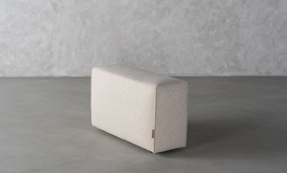 Claive Armrest Pouf (FH7A fabric)