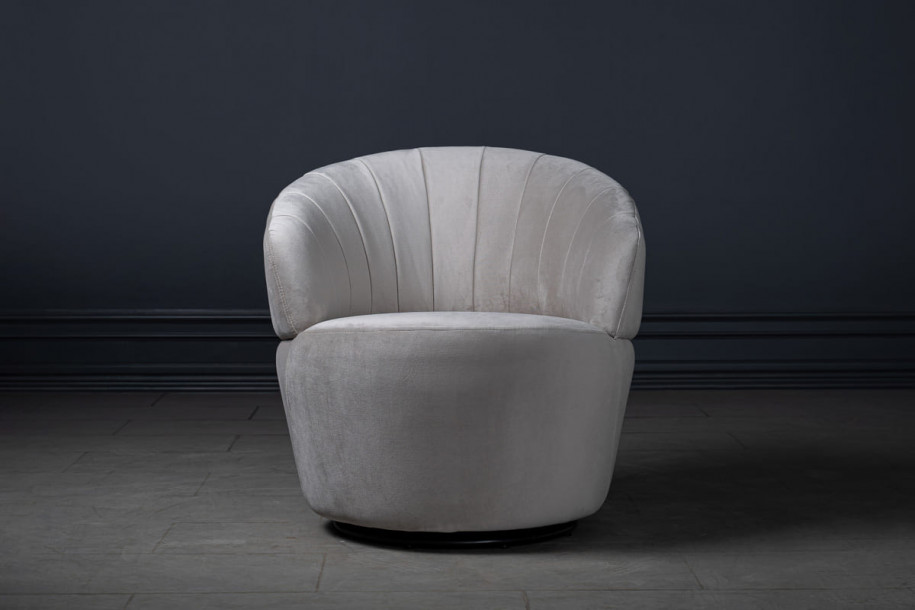 Chic Swivel Armchair Camel