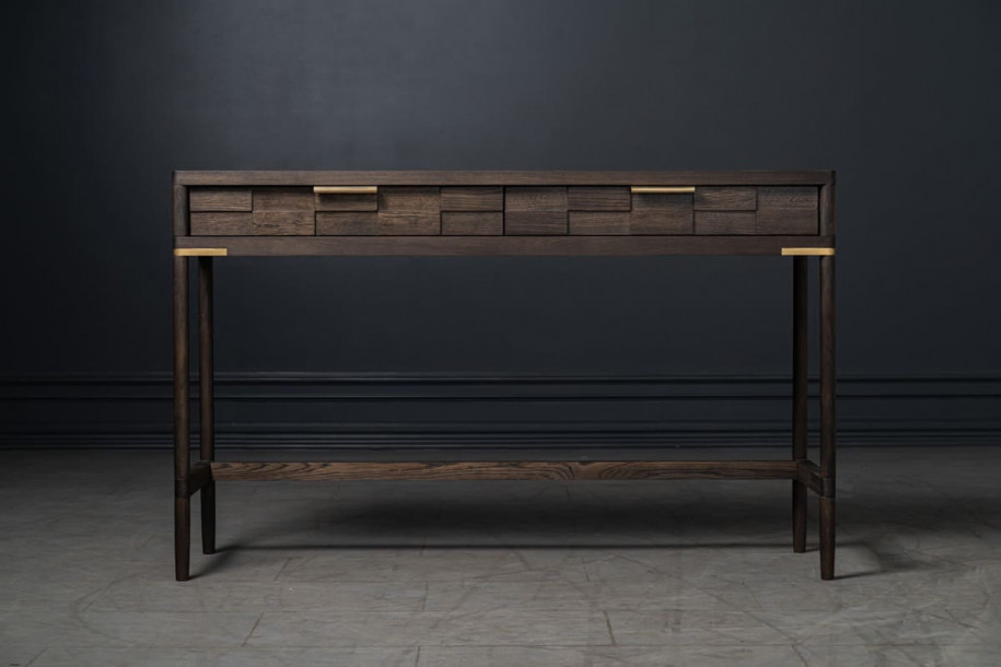 Textures Console Table with 2 Drawers