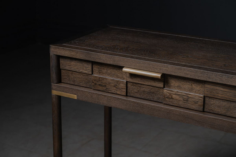 Textures Console Table with 2 Drawers