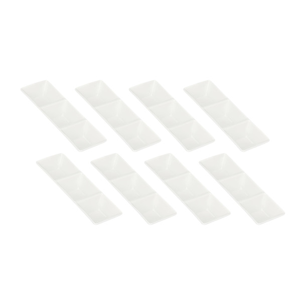 Convivio Rectangular Tray 3 Parts 9,25x3